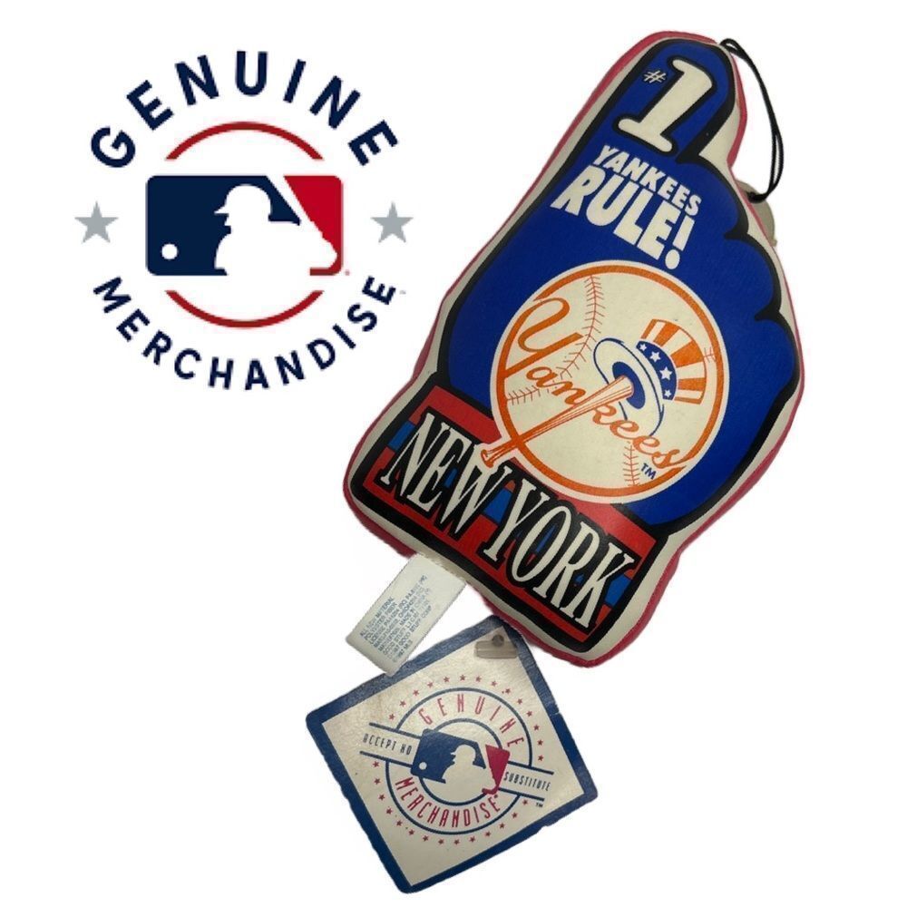 MLB‎ Genuine Merchandise NY Yankees VINTAGE Rule #1 Plush Good Stuff Finger